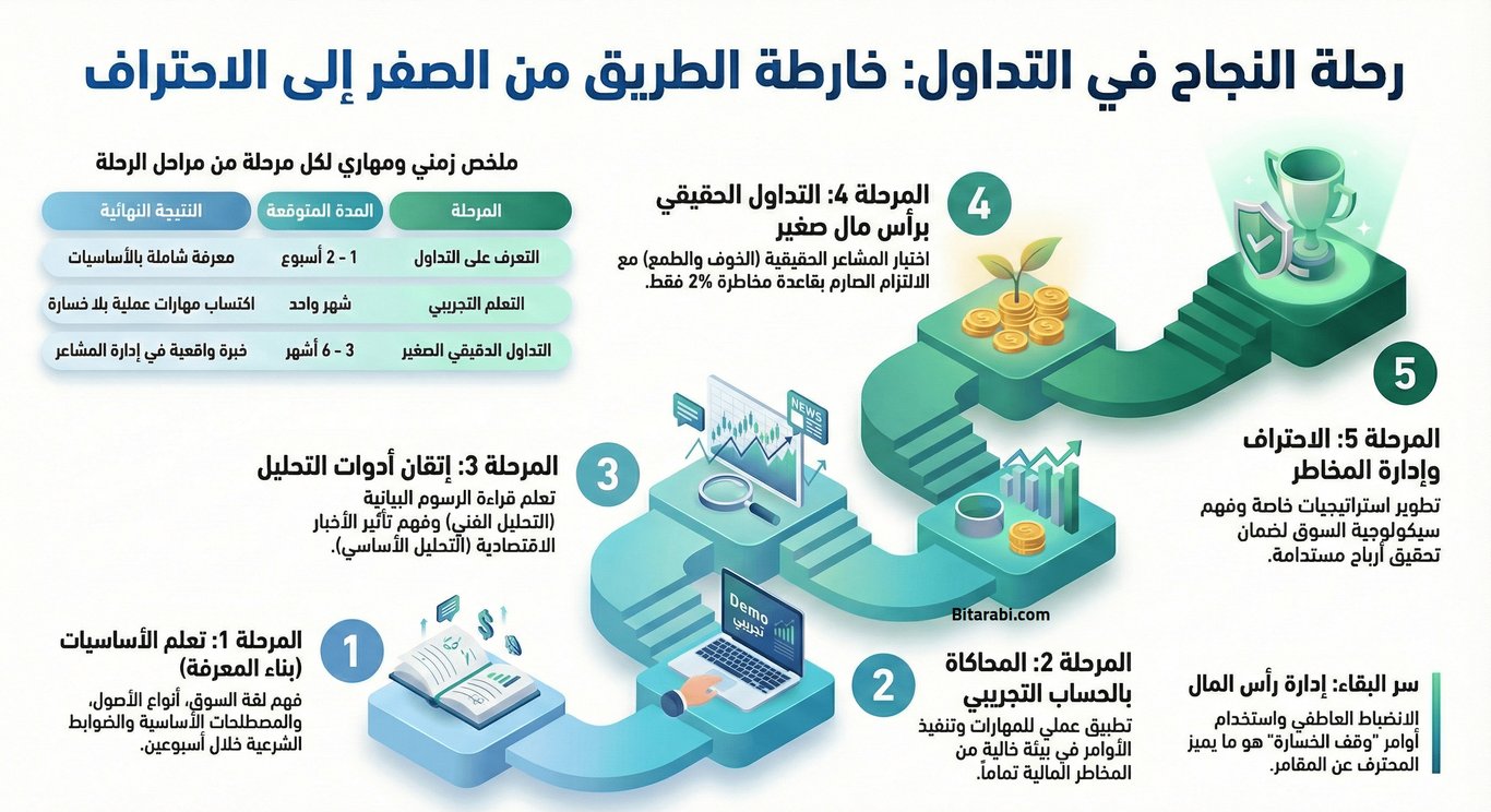 خارطة تعلم التداول