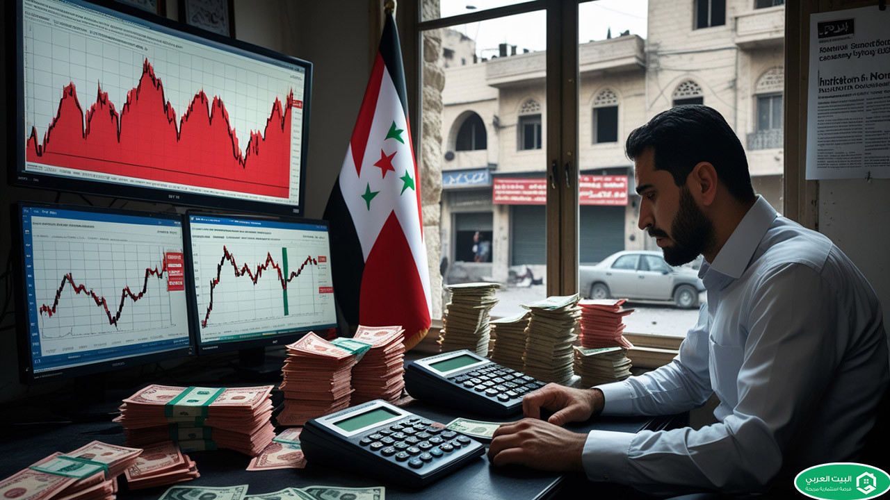 مواطن سوري يتداول في العملات 
