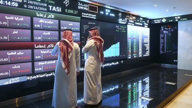 شاشة تداول اسهم كبيره 