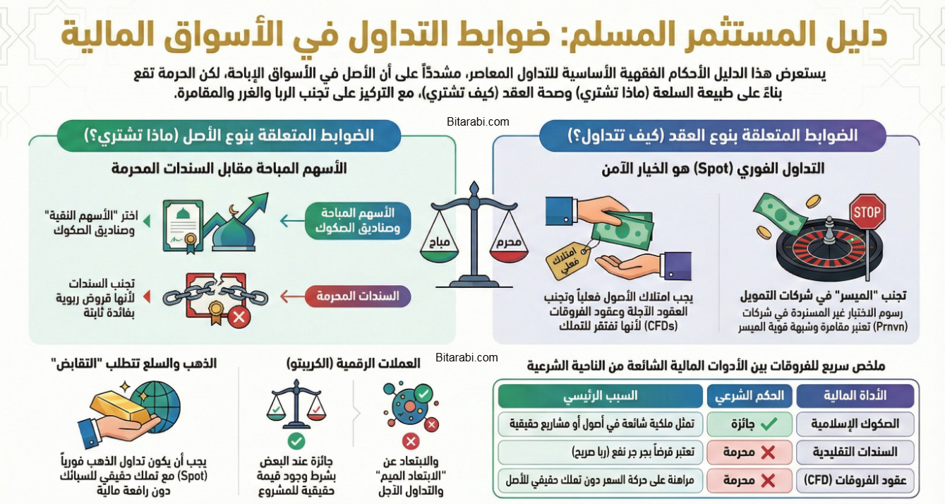 حكم التداول في البورصة حرام