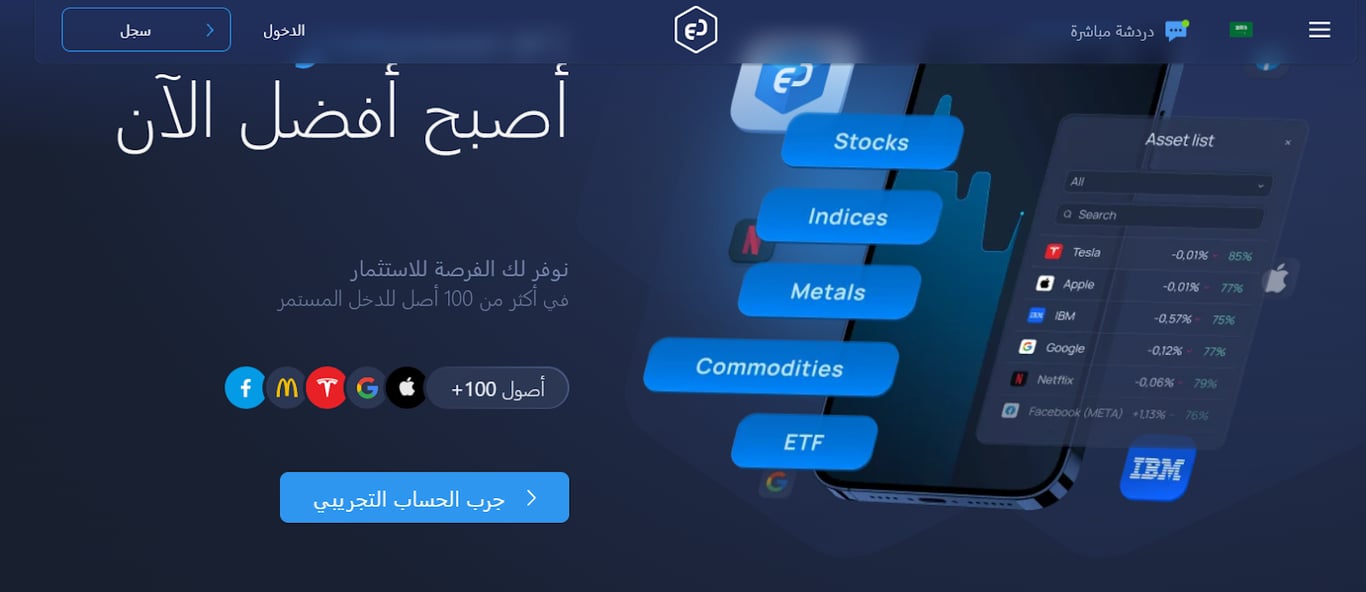 تقييم ومراجعة شركة EO Broker (اكسبرت اوبشن سابقًا)