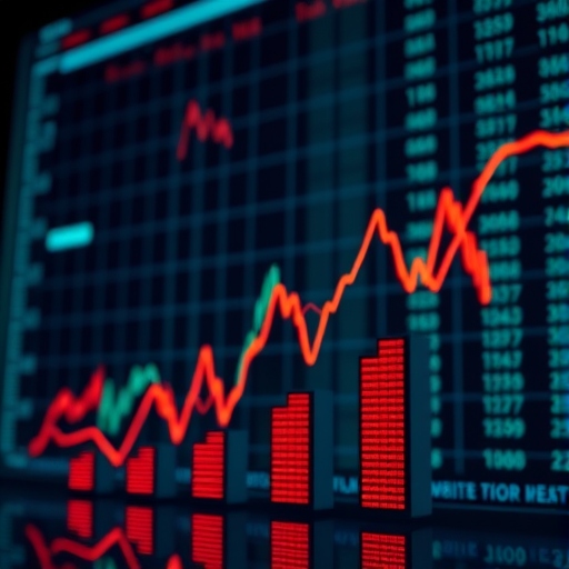 شارت يوضح تذبذب في الاسعار وخسارة