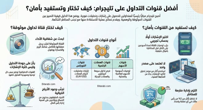 قنوات التداول والتوصيات على تليجرام