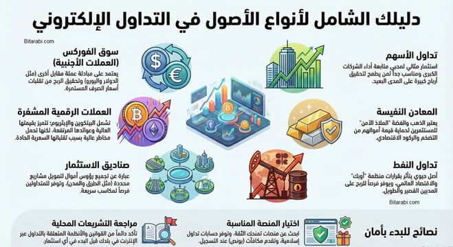 انواع التداول الالكتروني