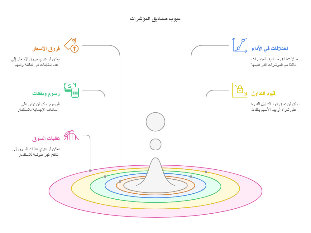 عيوب صناديق المؤشرات الاقتصادية 