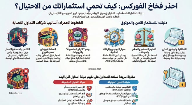 شركات التداول النصابة 