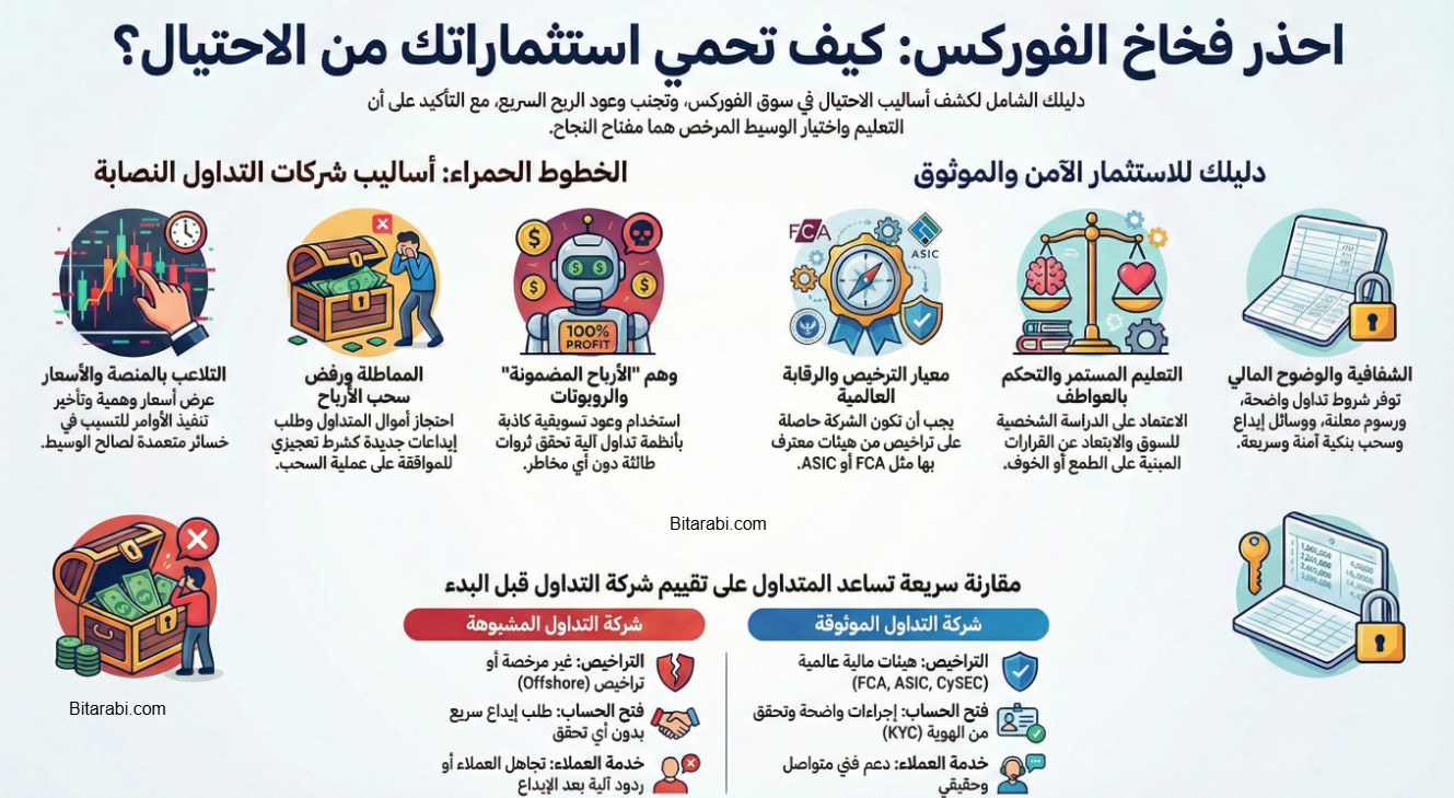 شركات التداول النصابة 