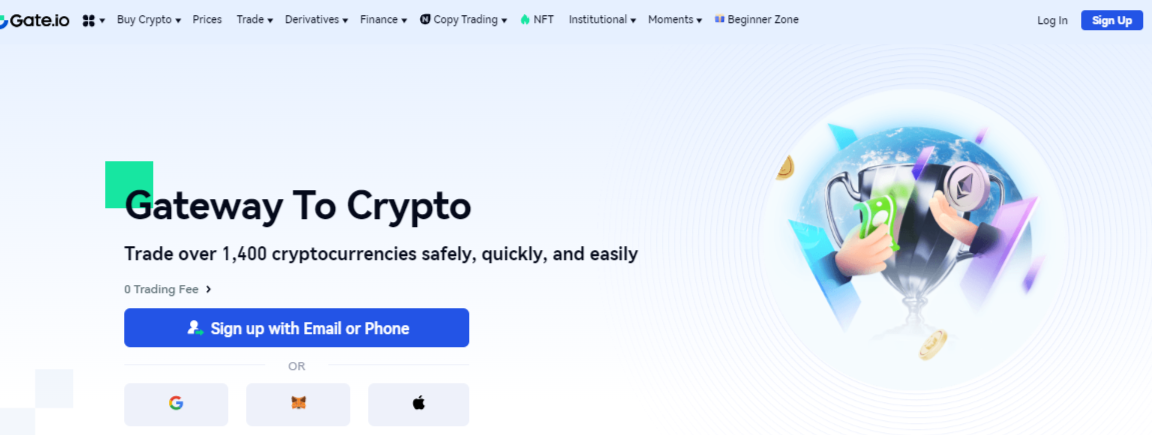 تقييم موقع جيت آي أوه - gate.io